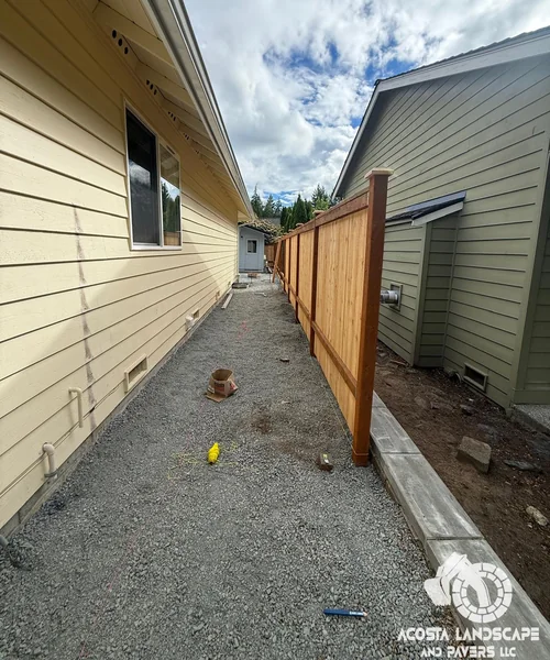 Contemporary Patio, Retaining Wall & Sod Renovation in Snohomish 